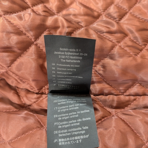 Scotch & Soda Men's Wool Burgundy Maroon Button-up Shirt Jacket Lined Size M - Picture 12 of 15